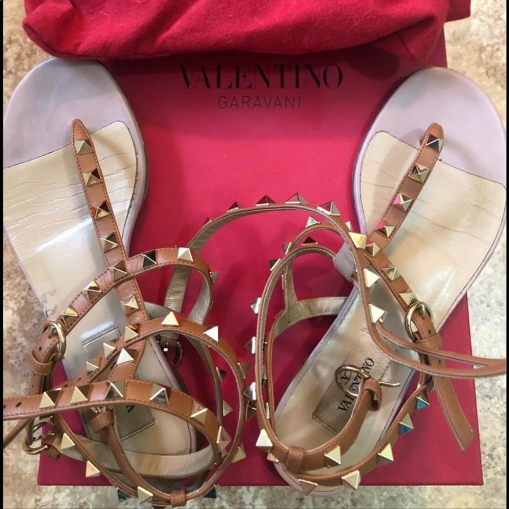 Valentino Gladiator Rockstud Sandals